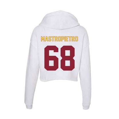 NSU - NCAA Football : Quinton Mastropietro - Women's Crop Fleece Hoodie-1