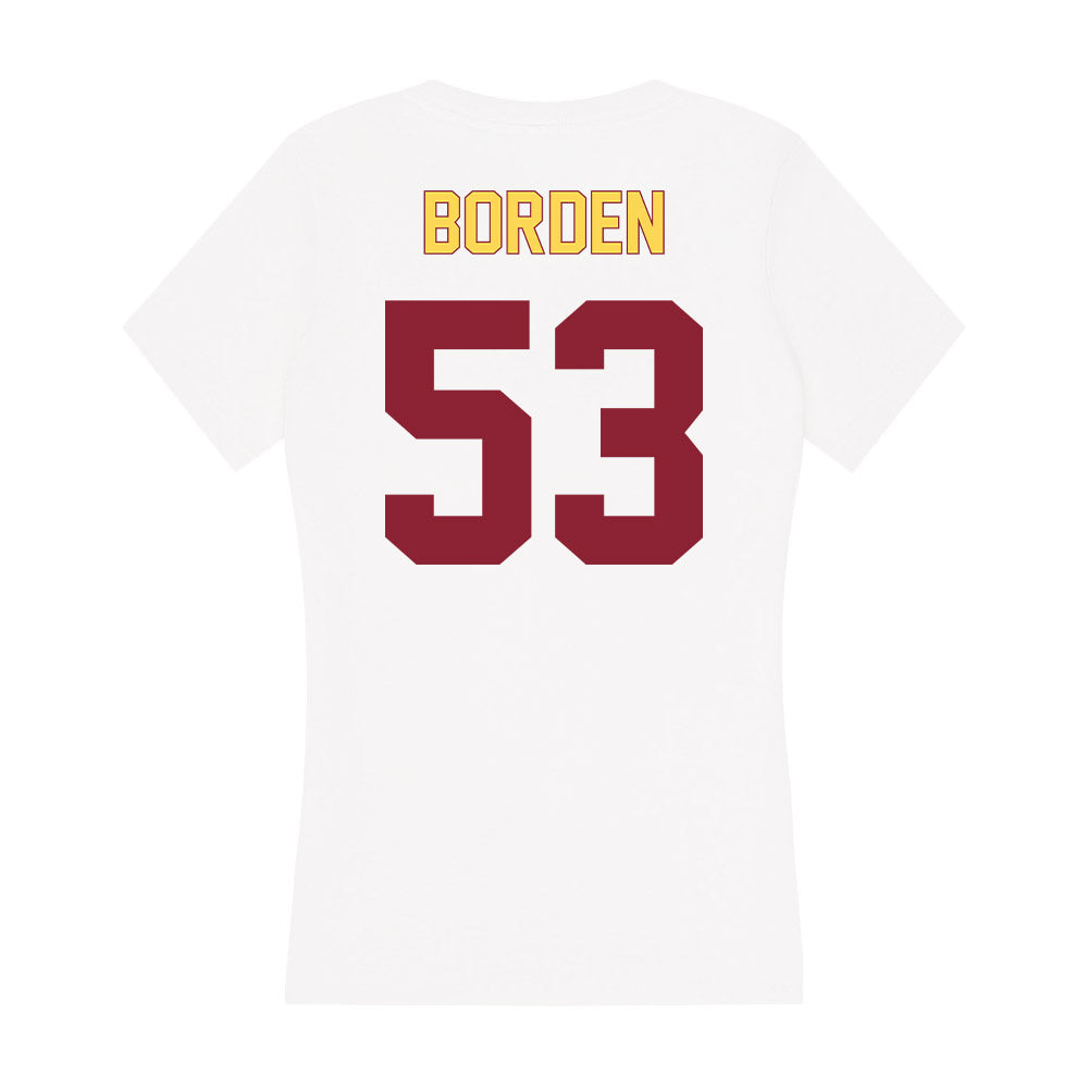 NSU - NCAA Football : Graham Borden - Women's V-Neck T-Shirt-1