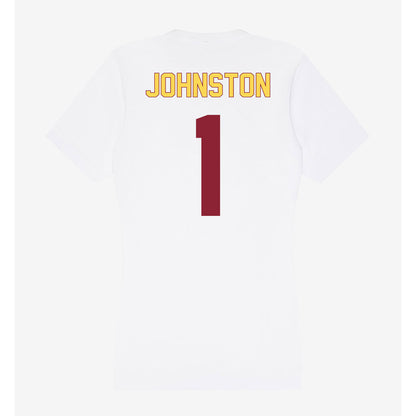 NSU - NCAA Football : Kiyon Johnston - Women's V-Neck T-Shirt-1