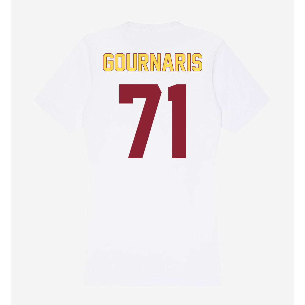 NSU - NCAA Football : Jayden Gournaris - Women's V-Neck T-Shirt-1