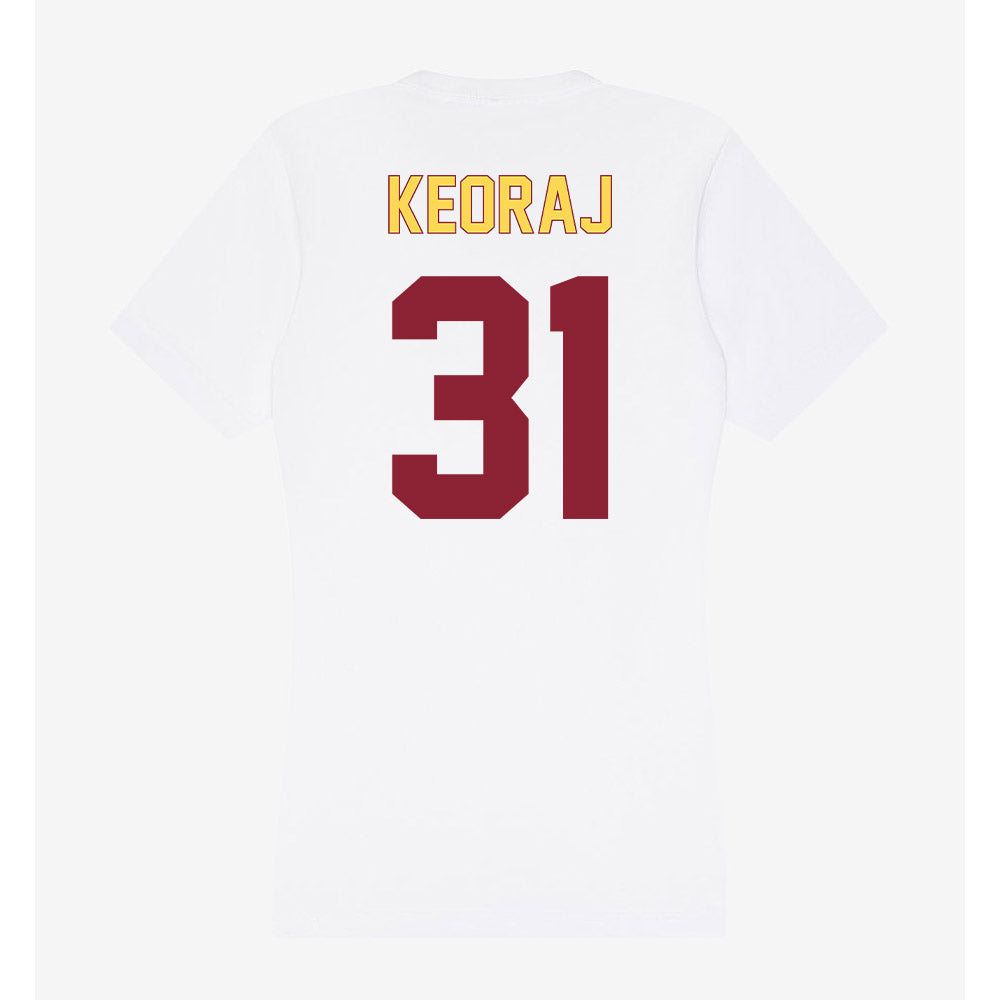 NSU - NCAA Football : Brecken Keoraj - Women's V-Neck T-Shirt-1