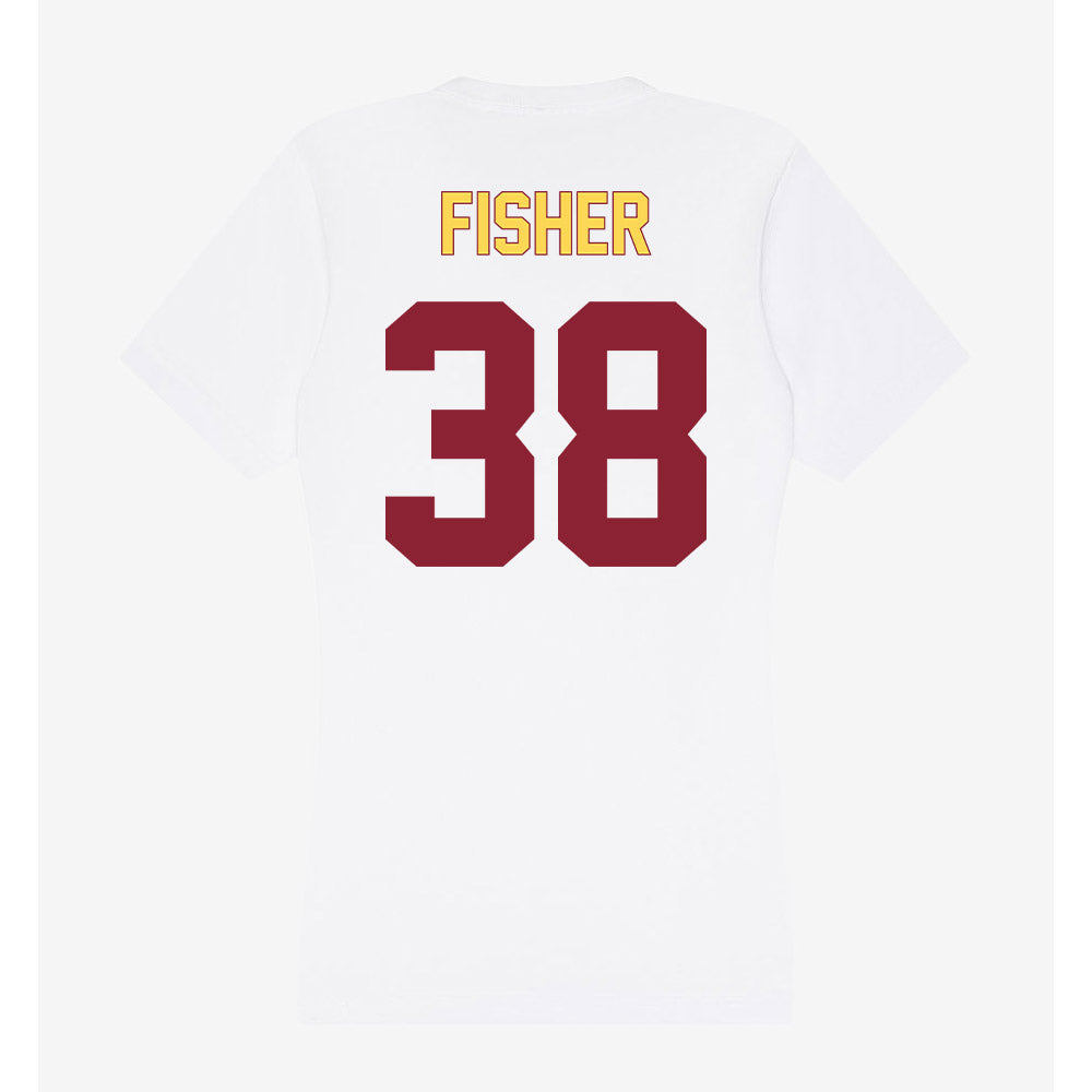 NSU - NCAA Football : Grayson Fisher - Women's V-Neck T-Shirt-1