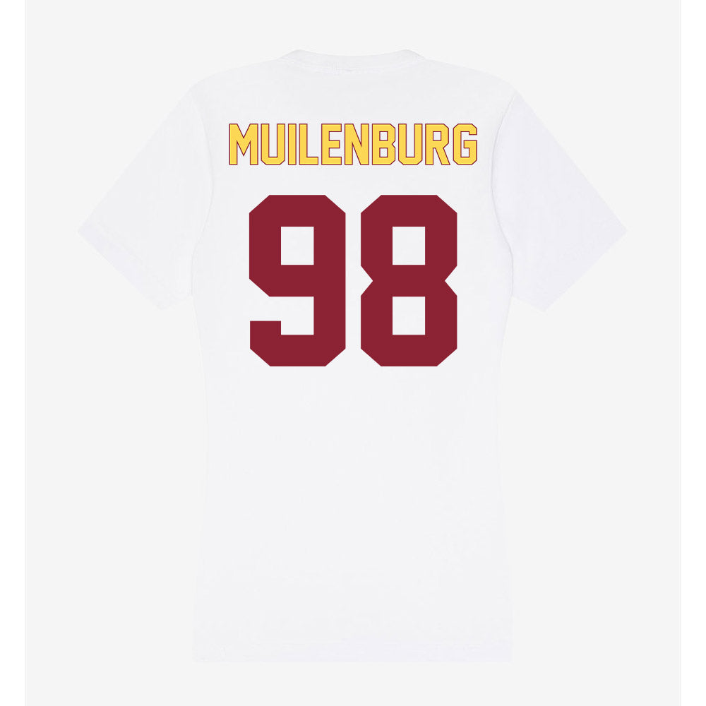 NSU - NCAA Football : Miles Muilenburg - Women's V-Neck T-Shirt-1