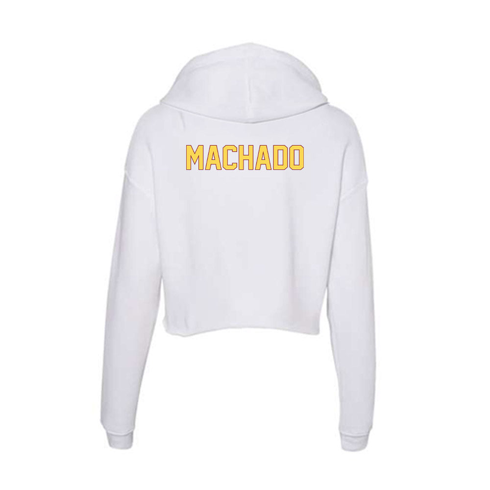 NSU - NCAA Women's Swimming & Diving : Emma Machado - Women's Crop Fleece Hoodie-1