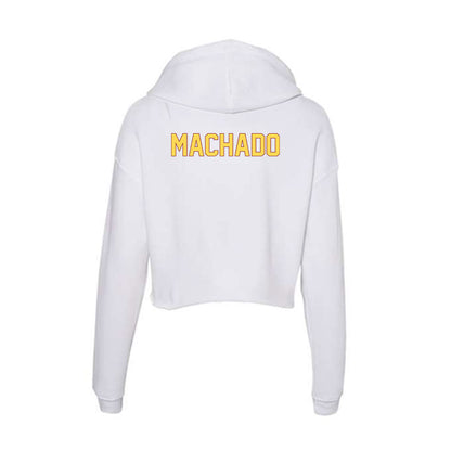 NSU - NCAA Women's Swimming & Diving : Emma Machado - Women's Crop Fleece Hoodie-1