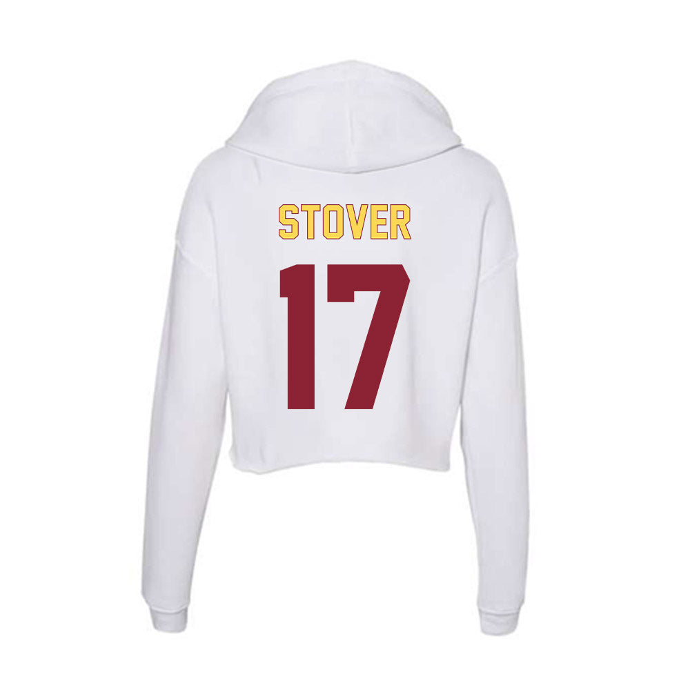 NSU - NCAA Softball : Kinsley Stover - Women's Crop Fleece Hoodie-1