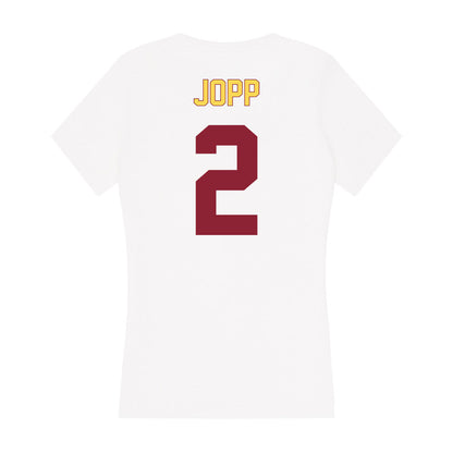 NSU - NCAA Football : Elijah Jopp - Women's V-Neck T-Shirt-1