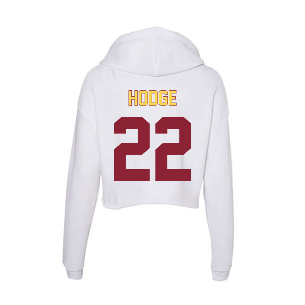 NSU - NCAA Football : Dreavin Hodge - Women's Crop Fleece Hoodie-1