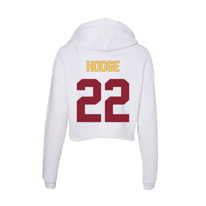 NSU - NCAA Football : Dreavin Hodge - Women's Crop Fleece Hoodie-1