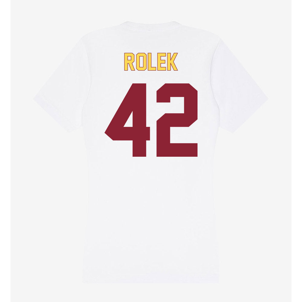 NSU - NCAA Softball : Grace Rolek - Women's V-Neck T-Shirt-1