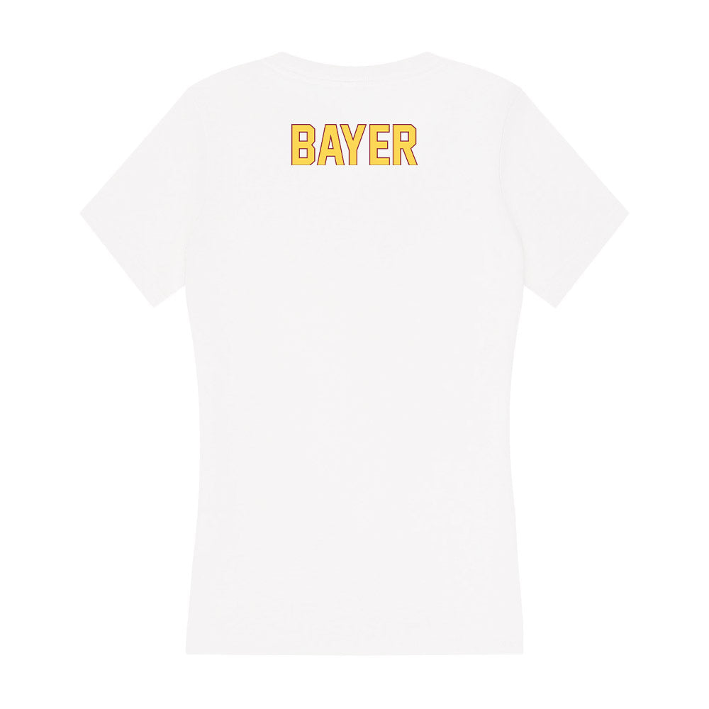 NSU - NCAA Men's Track & Field : Noah Bayer - Women's V-Neck T-Shirt-1