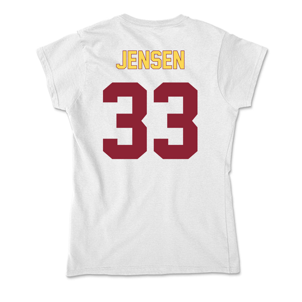 NSU - NCAA Women's Basketball : Brooke Jensen - Soft Style Women’s T-Shirt-1