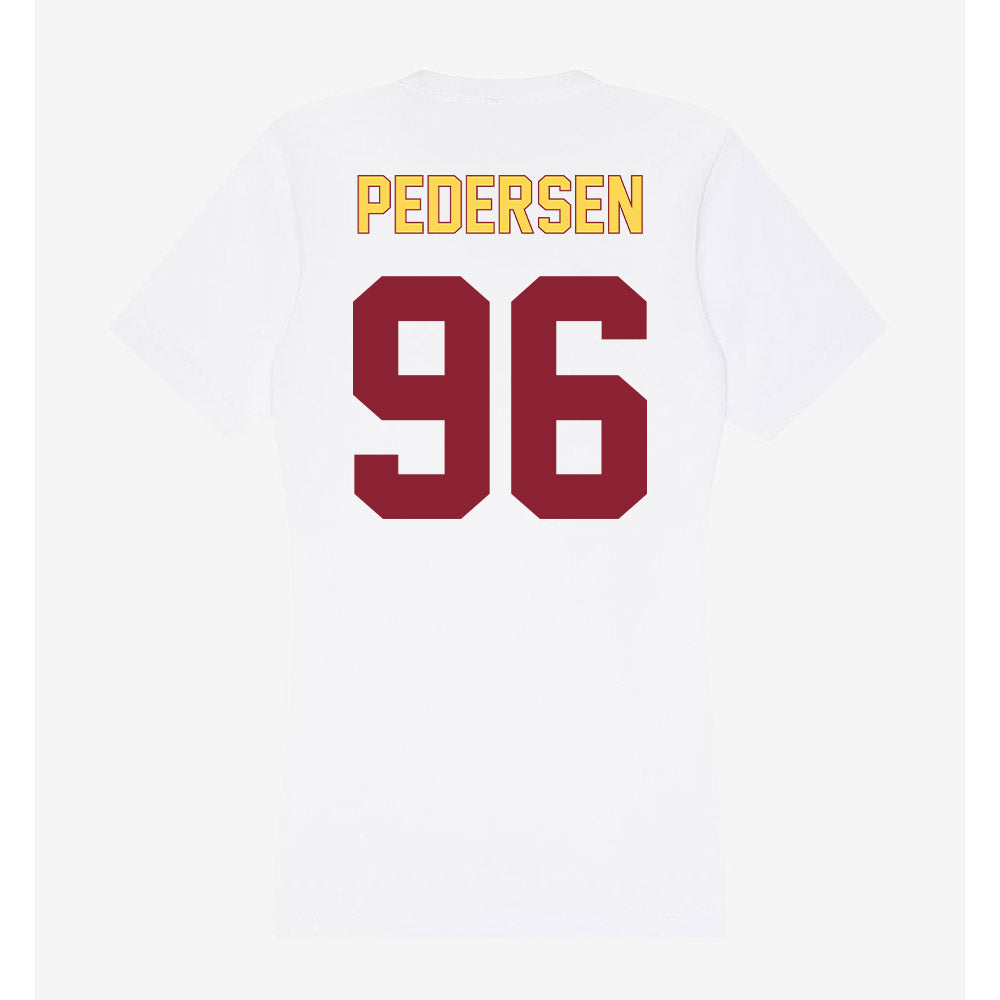 NSU - NCAA Football : Brock Pedersen - Women's V-Neck T-Shirt-1