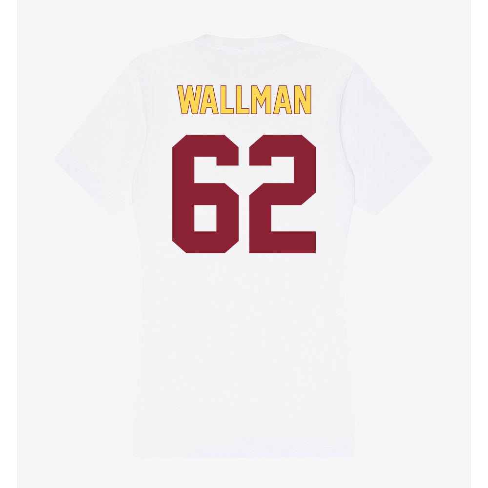 NSU - NCAA Football : Conner Wallman - Women's V-Neck T-Shirt-1