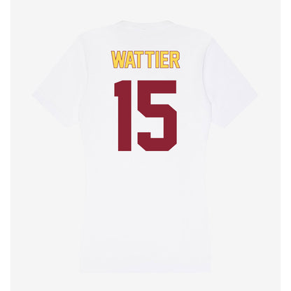 NSU - NCAA Women's Volleyball : Sidonia Wattier - Women's V-Neck T-Shirt-1