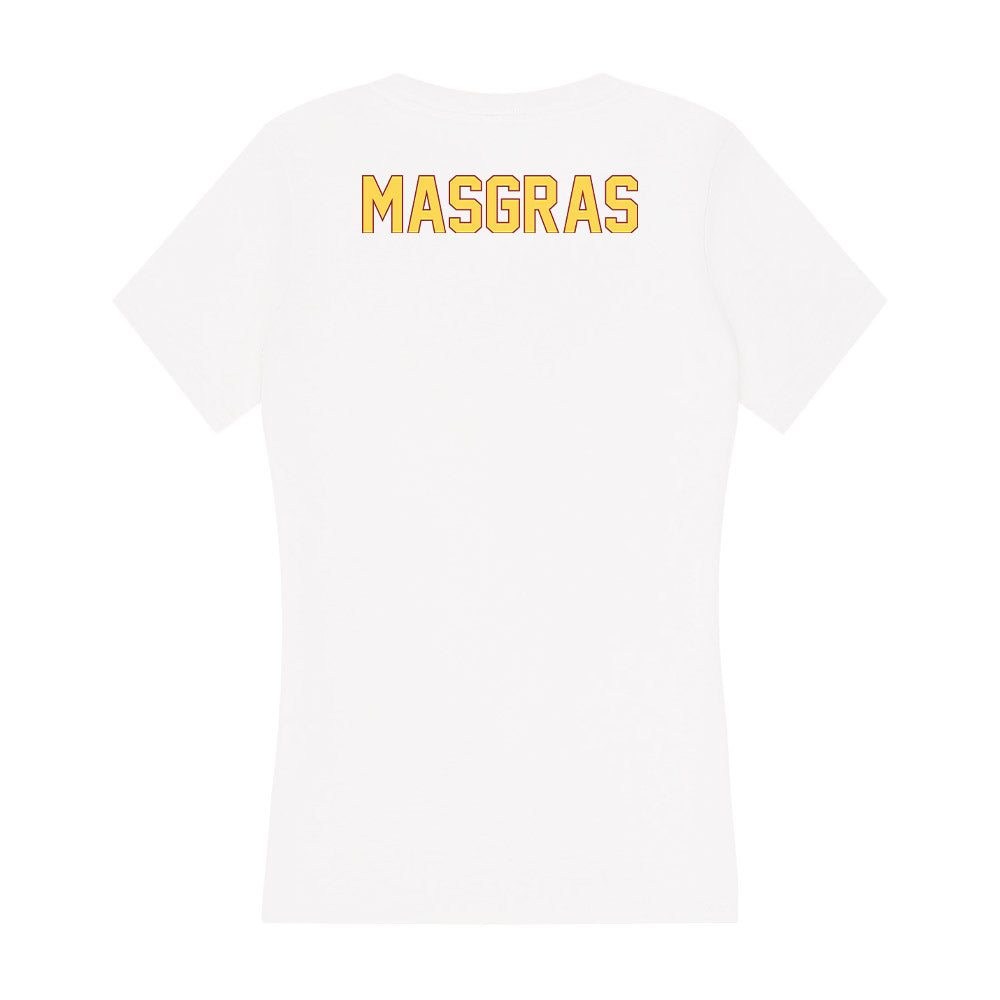 NSU - NCAA Women's Swimming & Diving : Sidney Masgras - Women's V-Neck T-Shirt-1