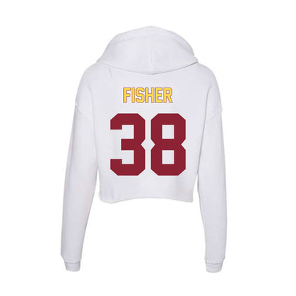 NSU - NCAA Football : Grayson Fisher - Women's Crop Fleece Hoodie-1