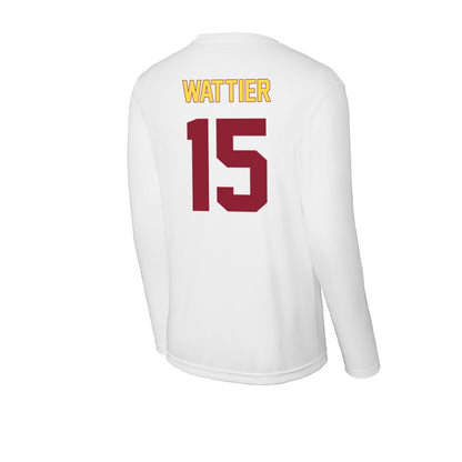 NSU - NCAA Women's Volleyball : Sidonia Wattier - Activewear Long Sleeve T-Shirt-1