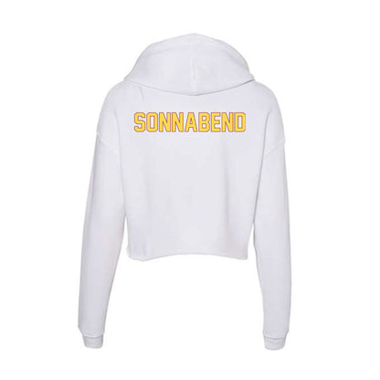 NSU - NCAA Women's Swimming & Diving : Hilary Sonnabend - Women's Crop Fleece Hoodie-1