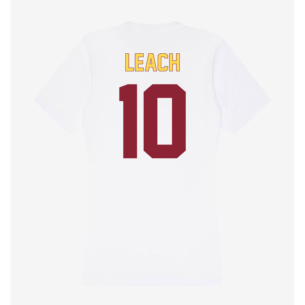 NSU - NCAA Women's Volleyball : Addie Leach - Women's V-Neck T-Shirt-1
