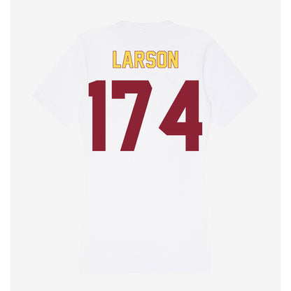 NSU - NCAA Wrestling : Kane Larson - Women's V-Neck T-Shirt-1