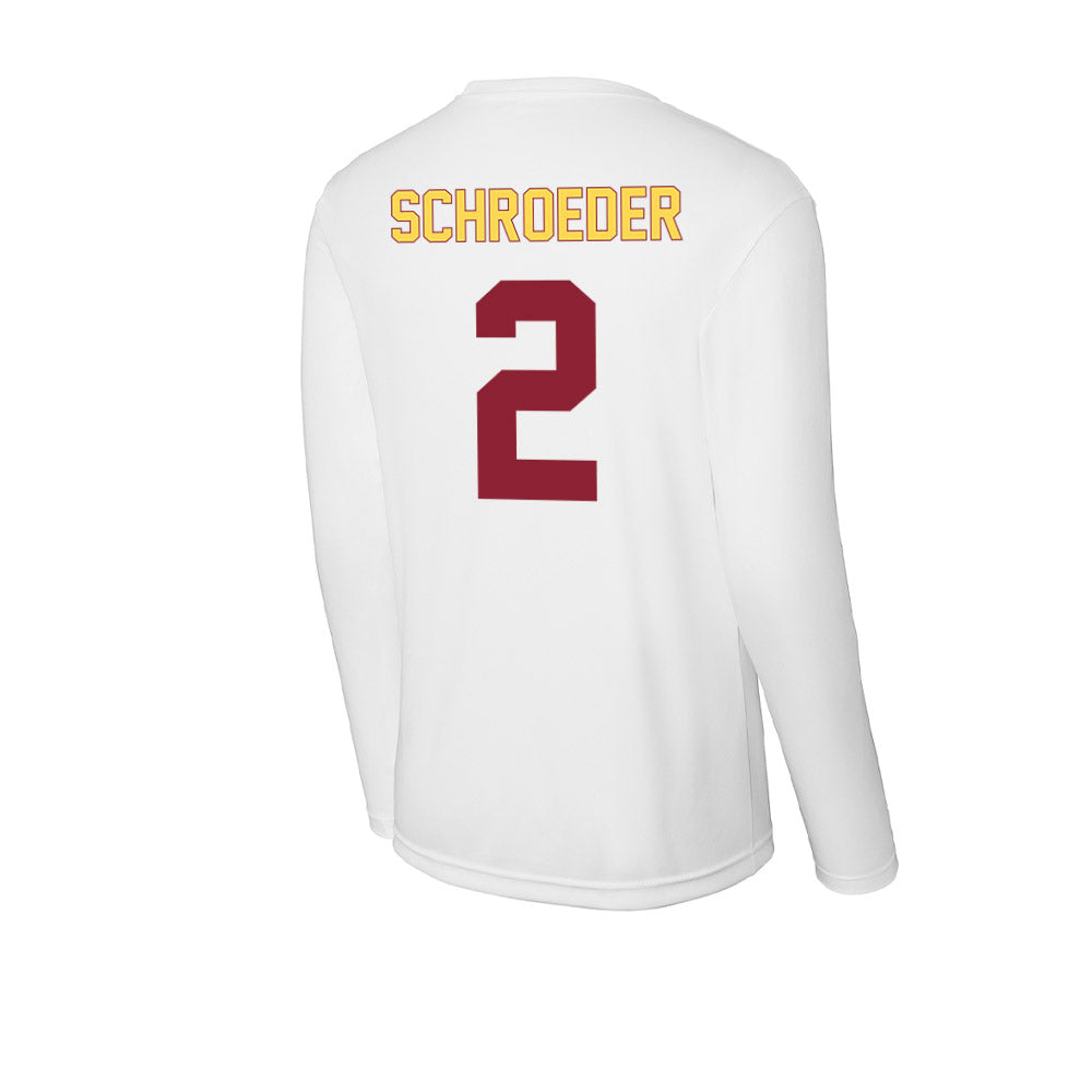 NSU - NCAA Women's Volleyball : Katelyn Schroeder - Activewear Long Sleeve T-Shirt-1