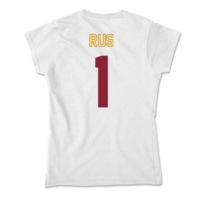 NSU - NCAA Women's Basketball : Reagan Rus - Soft Style Women’s T-Shirt-1