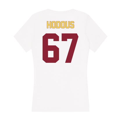 NSU - NCAA Football : Hudson Hodous - Women's V-Neck T-Shirt-1