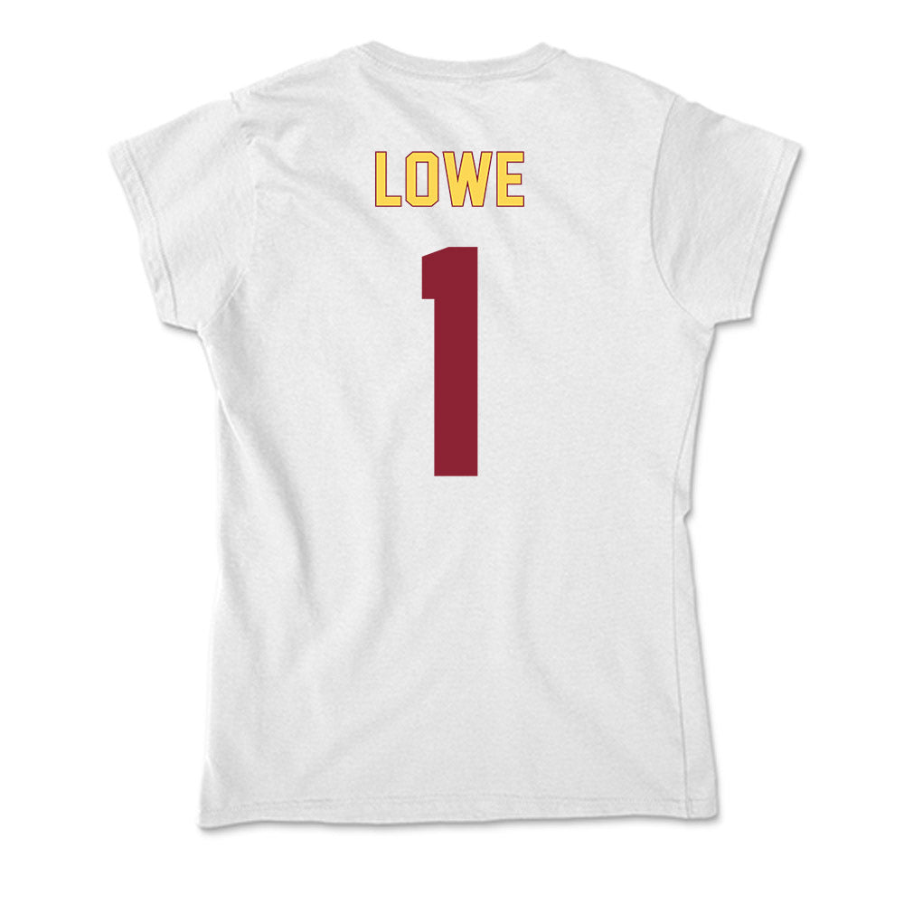 NSU - NCAA Softball : Alysa Lowe - Soft Style Women’s T-Shirt-1