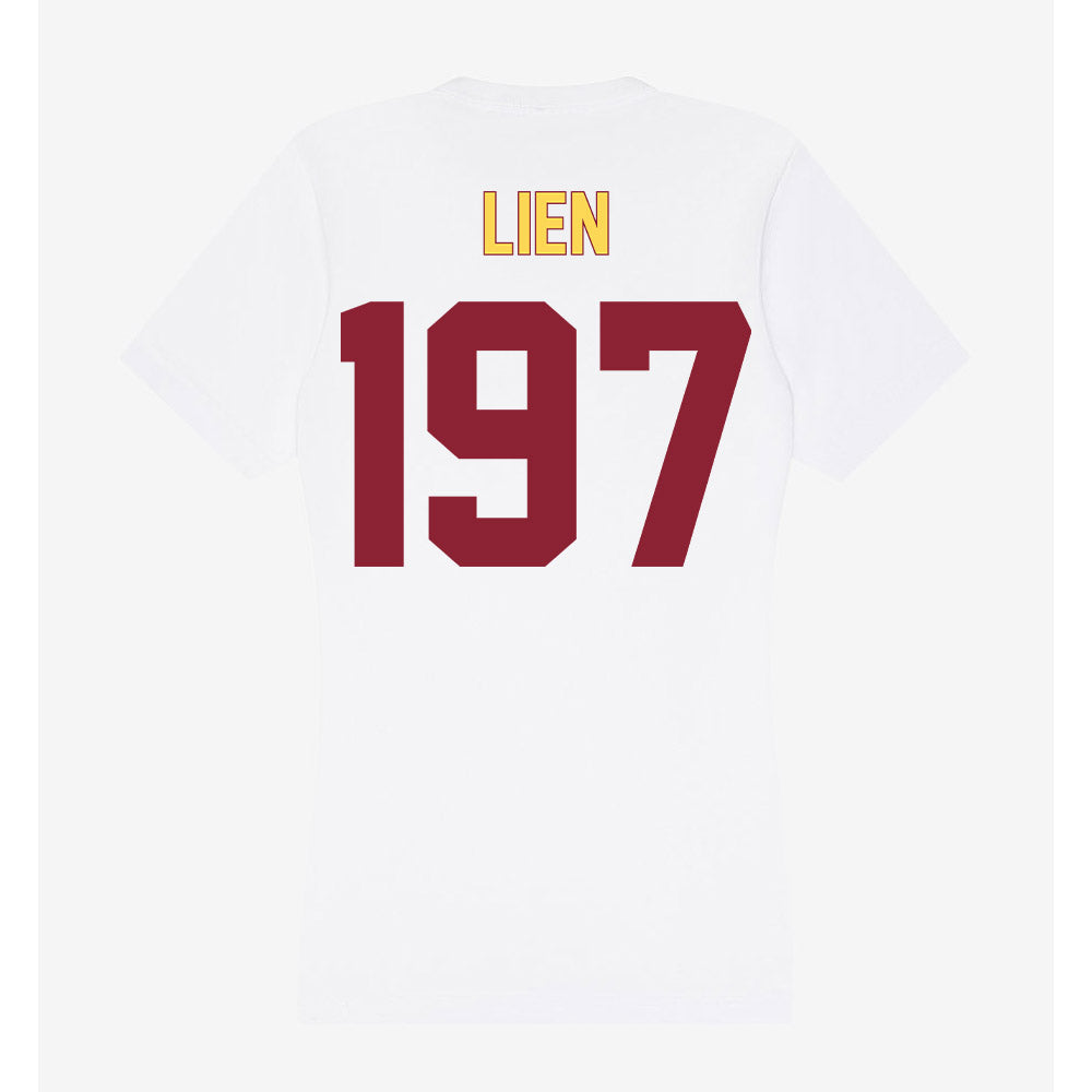 NSU - NCAA Wrestling : Tyson Lien - Women's V-Neck T-Shirt-1