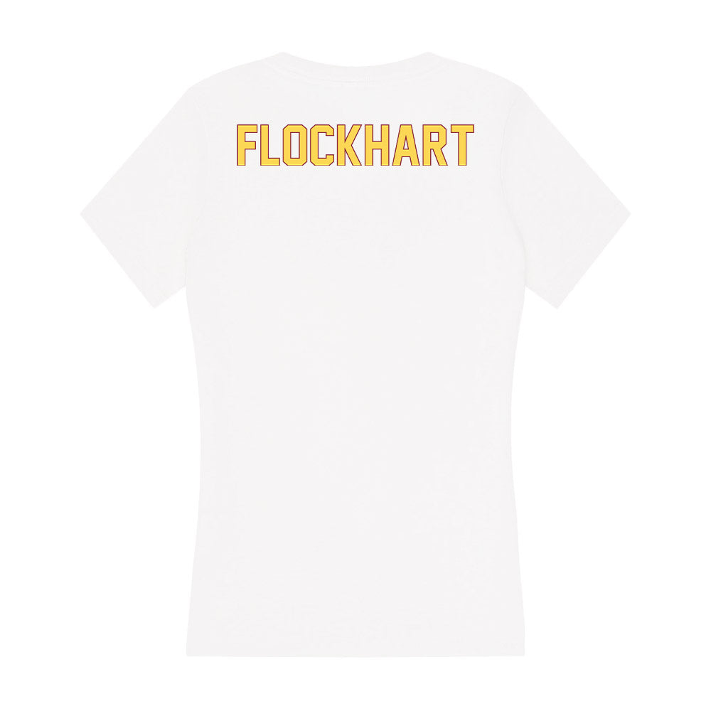 NSU - NCAA Women's Swimming & Diving : Jacie-Aspen Flockhart - Women's V-Neck T-Shirt-1