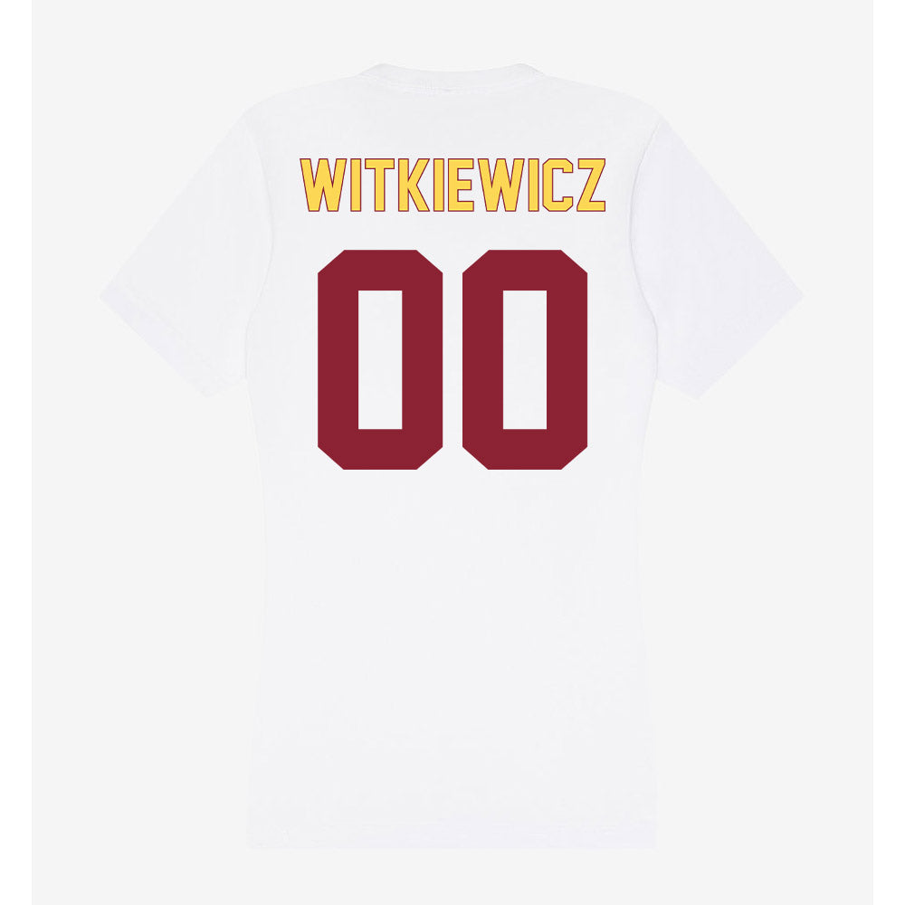 NSU - NCAA Football : Edward Witkiewicz - Women's V-Neck T-Shirt-1