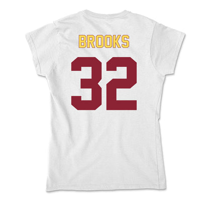 NSU - NCAA Women's Soccer : Greta Brooks - Soft Style Women’s T-Shirt-1