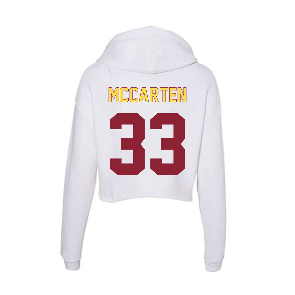 NSU - NCAA Football : Grady McCarten - Women's Crop Fleece Hoodie-1