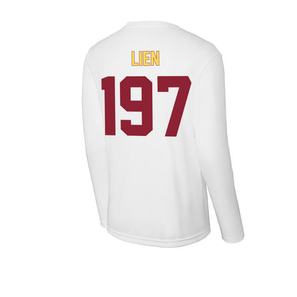 NSU - NCAA Wrestling : Tyson Lien - Activewear Long Sleeve T-Shirt-1