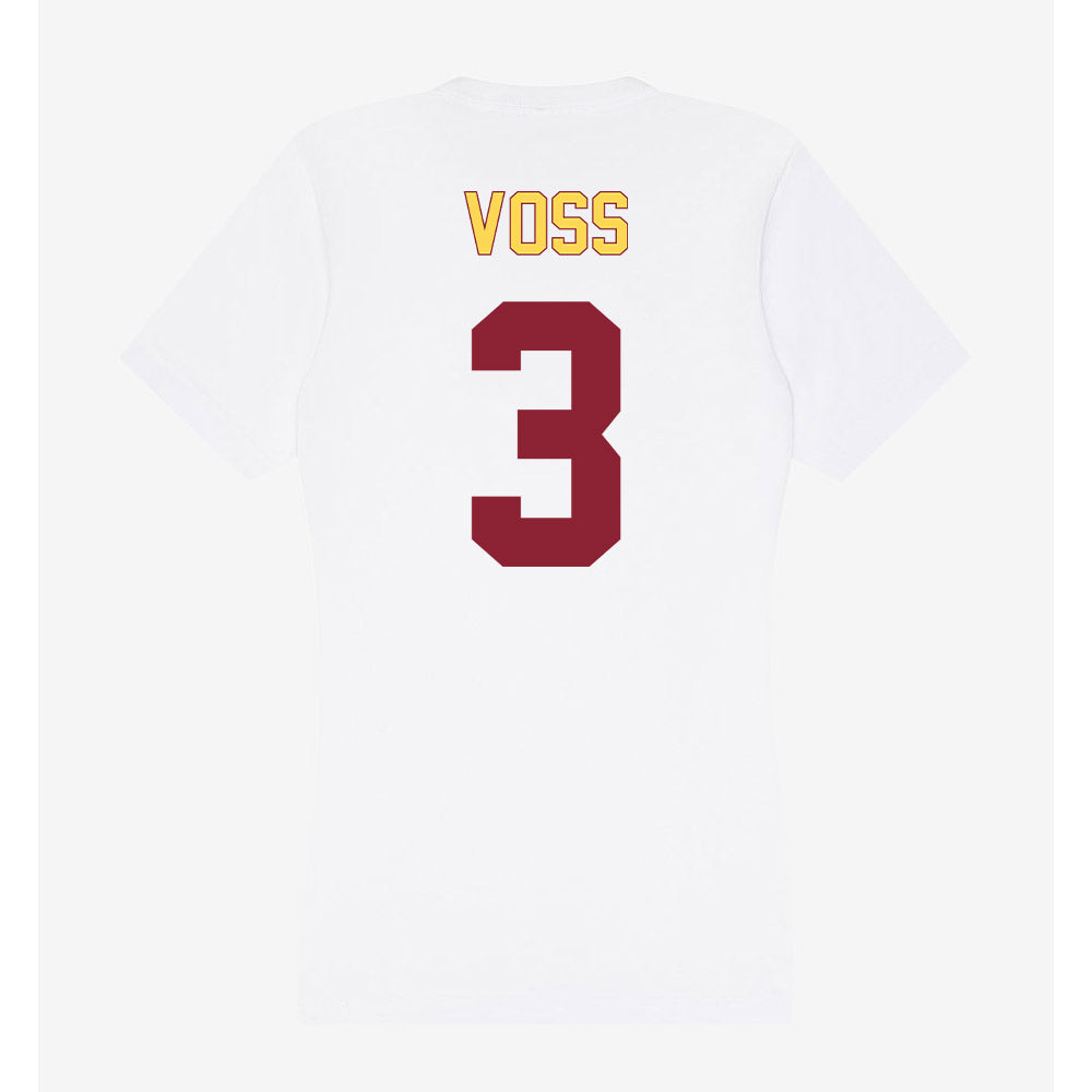 NSU - NCAA Women's Soccer : Chloe Voss - Women's V-Neck T-Shirt-1