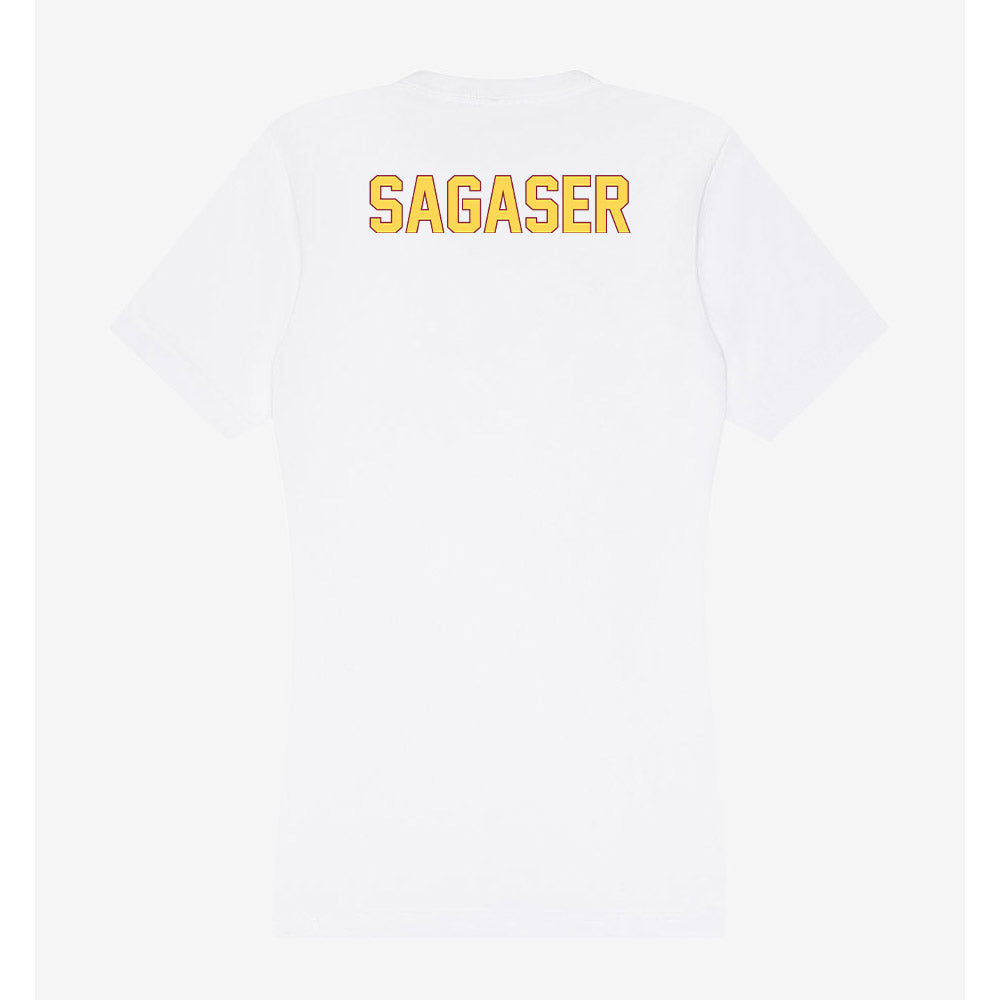 NSU - NCAA Men's Track & Field : Jared Sagaser - Women's V-Neck T-Shirt-1
