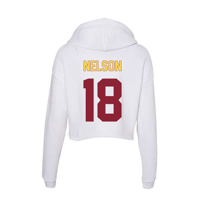 NSU - NCAA Women's Soccer : Clara Nelson - Women's Crop Fleece Hoodie-1
