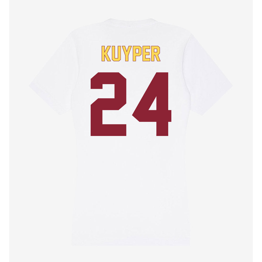 NSU - NCAA Women's Basketball : Carli Kuyper - Women's V-Neck T-Shirt-1