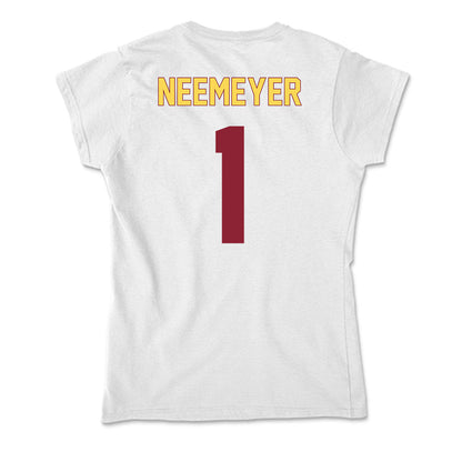 NSU - NCAA Women's Soccer : Ilee Neemeyer - Soft Style Women’s T-Shirt-1