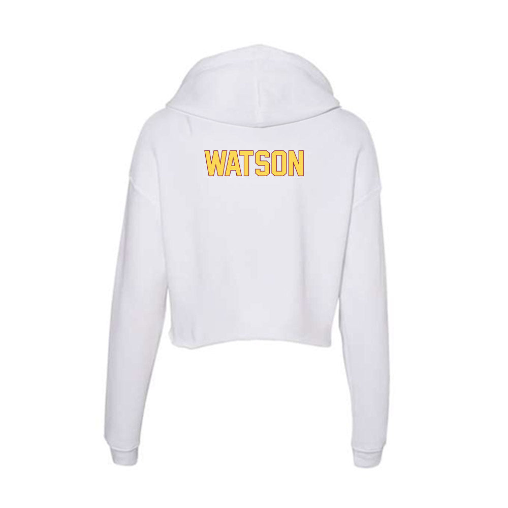 NSU - NCAA Men's Track & Field : Gunner Watson - Women's Crop Fleece Hoodie-1