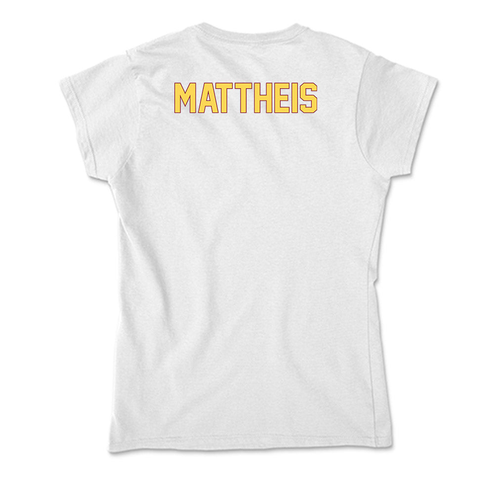 NSU - NCAA Men's Track & Field : Kaeden Mattheis - Soft Style Women’s T-Shirt-1
