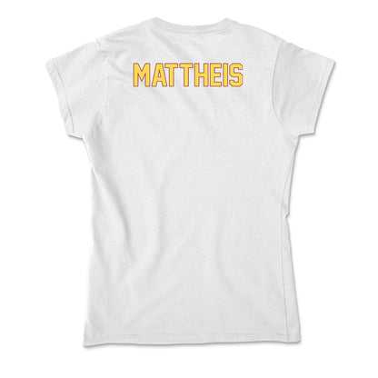 NSU - NCAA Men's Track & Field : Kaeden Mattheis - Soft Style Women’s T-Shirt-1