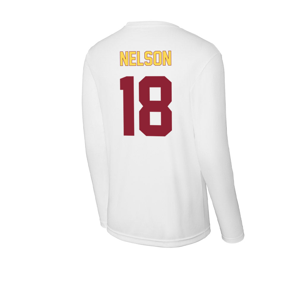 NSU - NCAA Women's Soccer : Clara Nelson - Activewear Long Sleeve T-Shirt-1