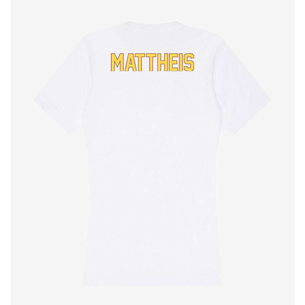 NSU - NCAA Men's Track & Field : Kaeden Mattheis - Women's V-Neck T-Shirt-1