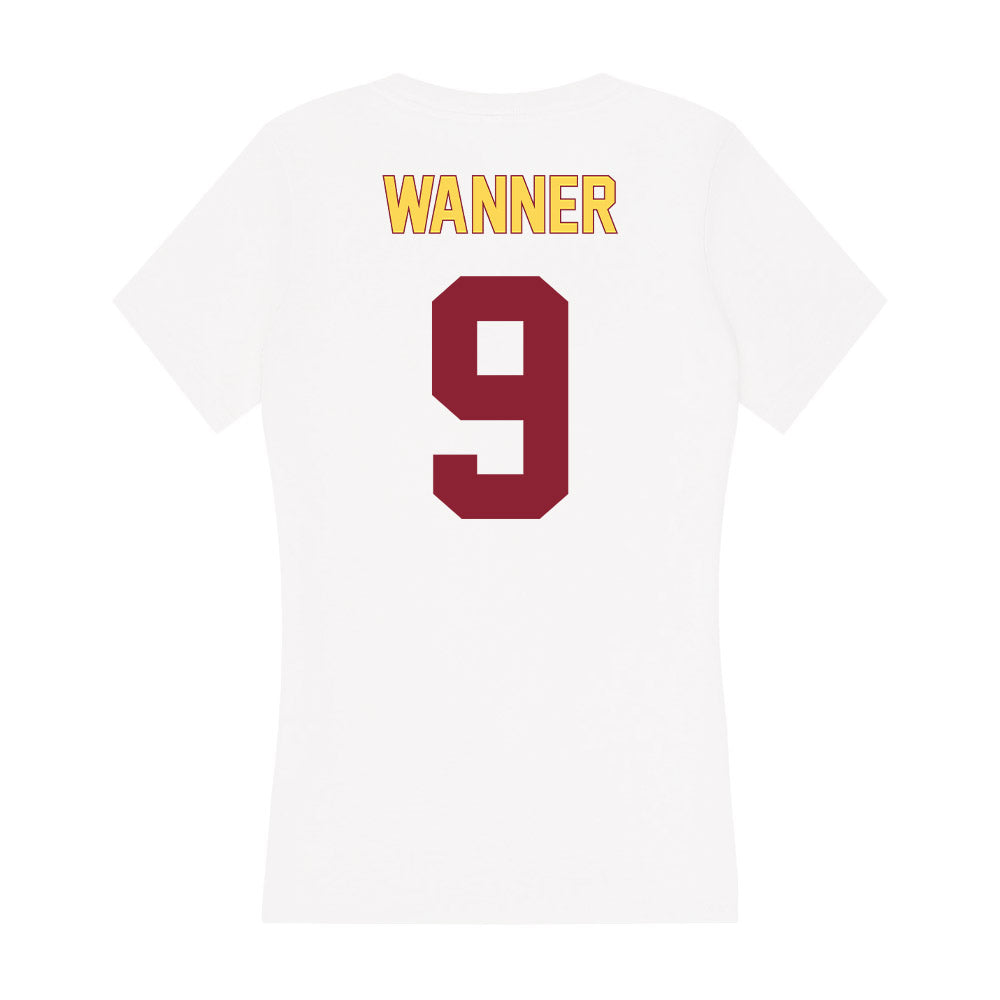NSU - NCAA Softball : Mckenzie Wanner - Women's V-Neck T-Shirt-1