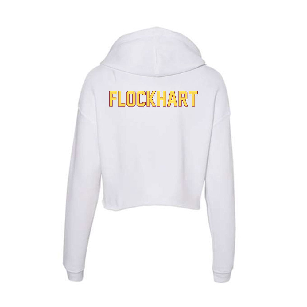 NSU - NCAA Women's Swimming & Diving : Jacie-Aspen Flockhart - Women's Crop Fleece Hoodie-1