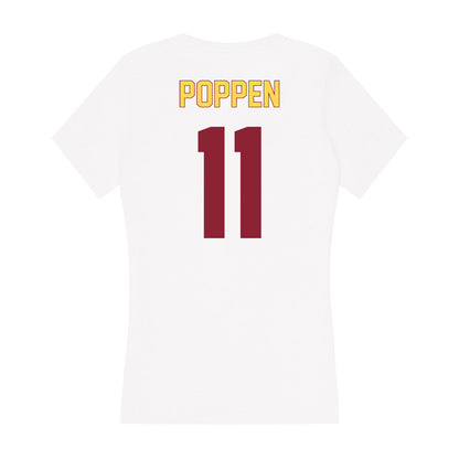 NSU - NCAA Women's Soccer : Kailyn Poppen - Women's V-Neck T-Shirt-1
