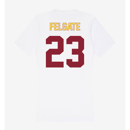 NSU - NCAA Women's Soccer : Molly Felgate - Women's V-Neck T-Shirt-1