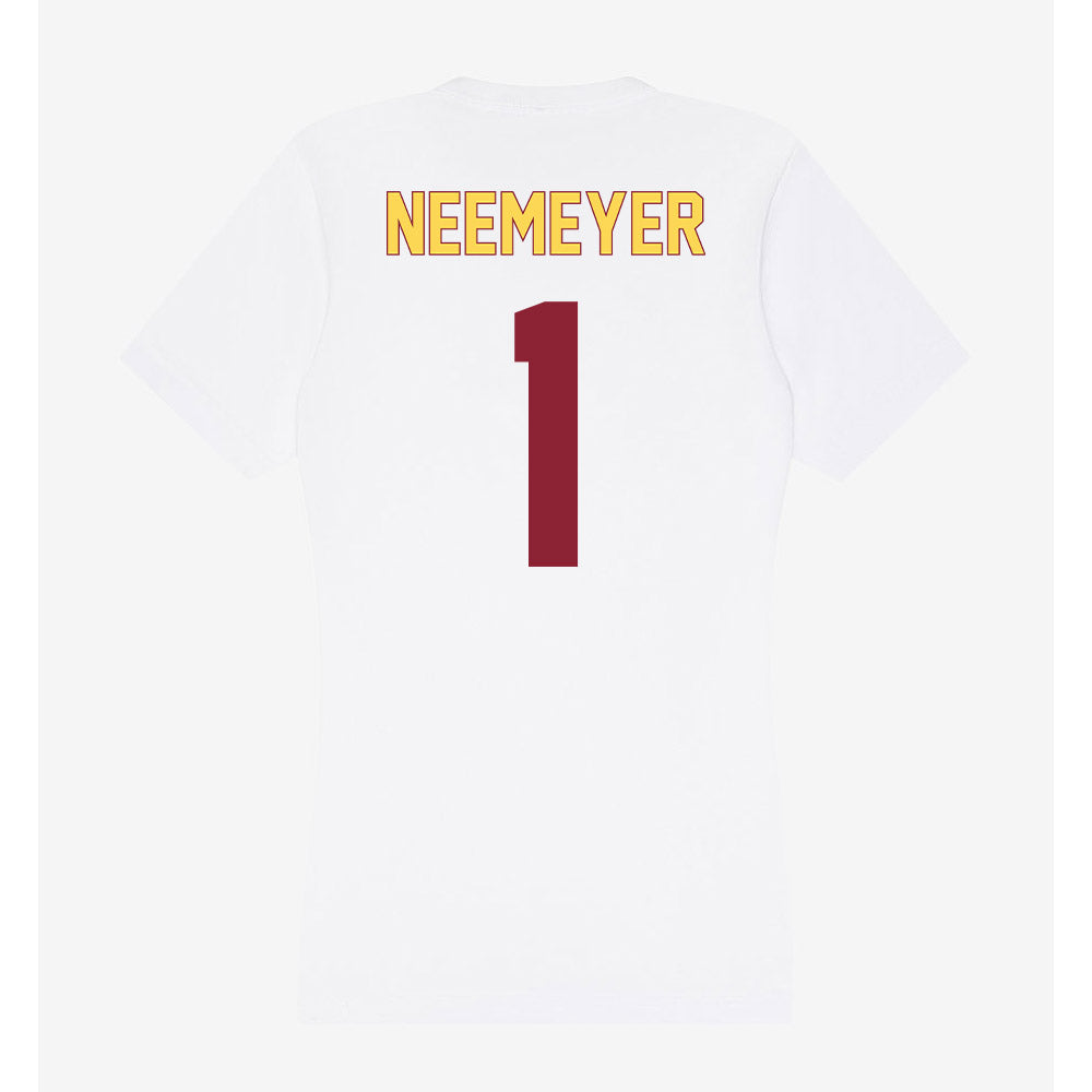 NSU - NCAA Women's Soccer : Ilee Neemeyer - Women's V-Neck T-Shirt-1